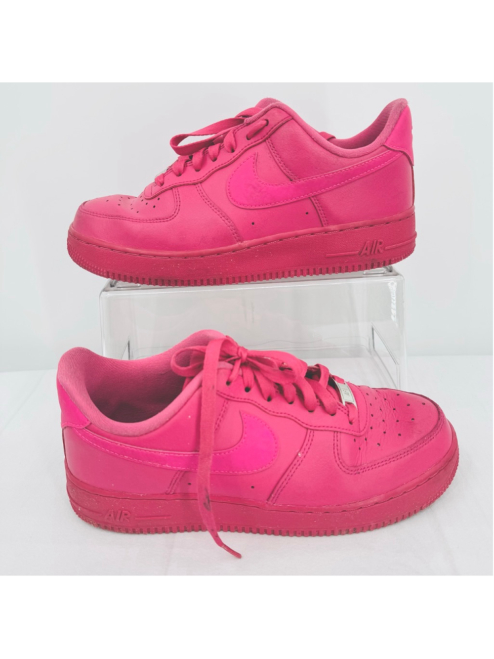 Nike Air Force 1 '07 Fireberry Pink DD8959-60 AF1 RARE Limited Edition Women 8.5